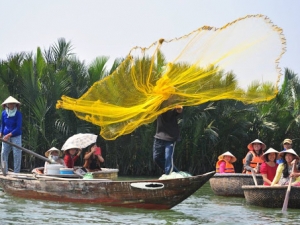 Entdeckung vom Cam Thanh Fischerdorf